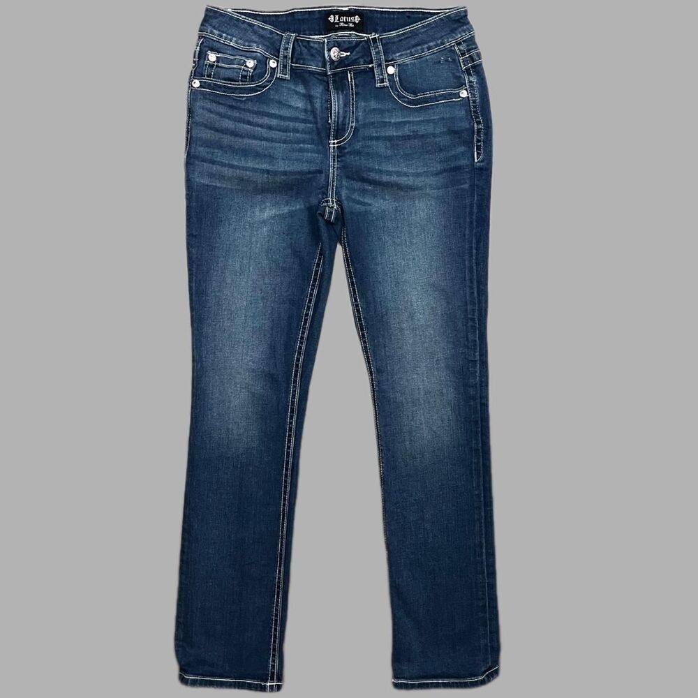 Miss-me Women's Blue and Navy Jeans